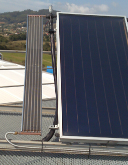 Disipador de calor para energía solar térmica para 2 paneles