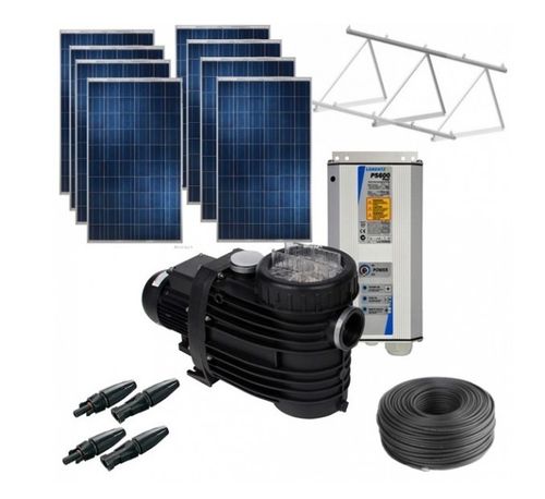 Solar kit to purify pools up to 200 m3