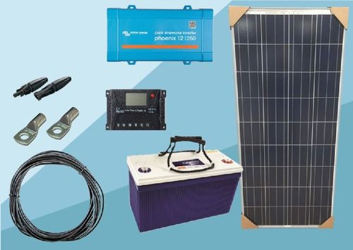 Isolated solar kit 0 400w winter and up to 800w summer