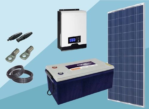 Isolated Solar Equipment 1 750w winter and 1500w summer