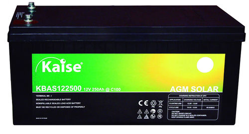 Batería monoblock Kaise AGM 250Ah 12V 250Ah