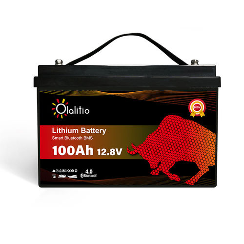 Batería solar de litio de 12v y 1.280W o 100A