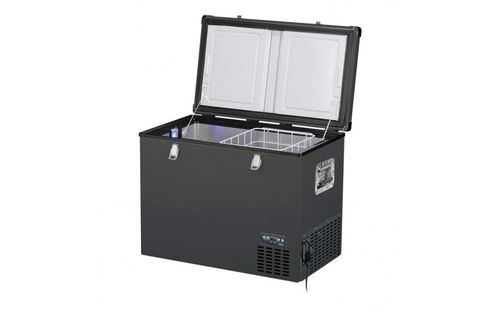 Black Steel 130L energy saving portable fridge