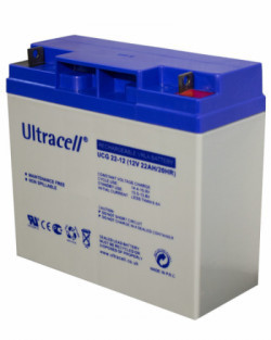 Batería GEL 12V 22Ah Ultracell UCG-22-12 para instalaciones solares