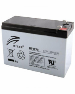 Batería AGM 7.2Ah 12V RITAR para Instalaciones Solares