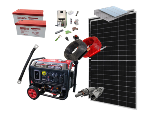 Kit Solar Fotovoltaico 3000W 24V 3200Whdia