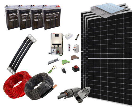 Solar Kit Isolated House 3600W 24V 8000Whdia