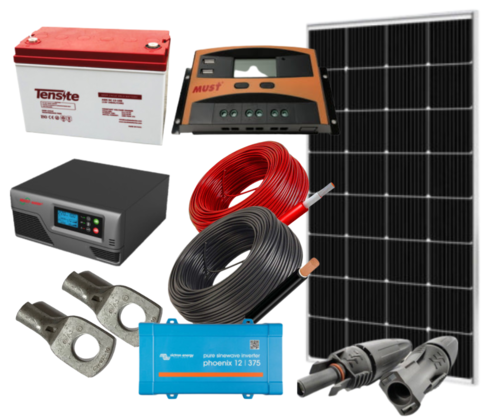 Solar Panel Kit 300W 12V 1000Whdia with AGM battery