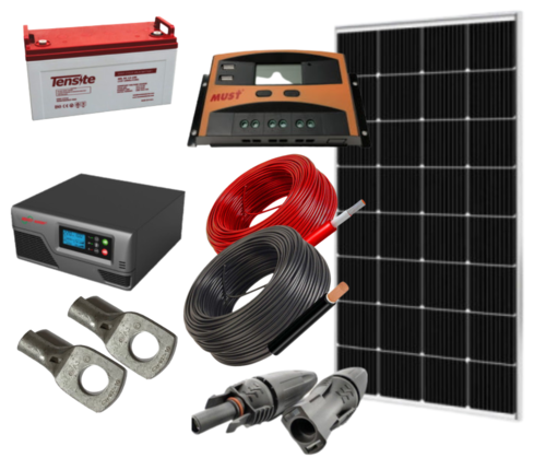 Solar Panel Kit 600W 12V 1000Whdia with Gel Battery