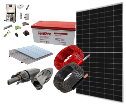 Kit Panel Solar 1000W 12V 2000Whdia con cargador