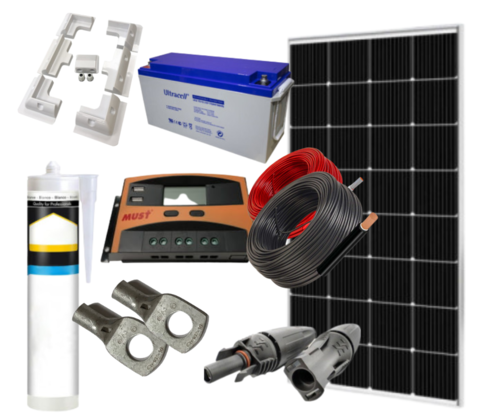Solar Kit for Caravans 12V 1000Whdia