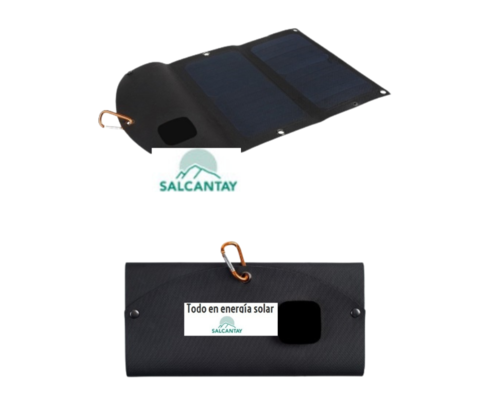 Cargador de panel solar flexible plegable ETFE de 14W 5V