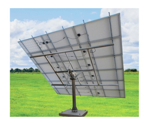 2-axis solar tracker with turning mechanism for 30 m2