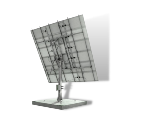 2-axis solar tracker for 15 solar panels