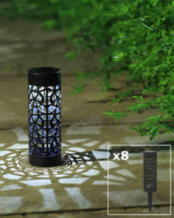 Pack of 8 units of Solar Lights for Garden or Outdoor