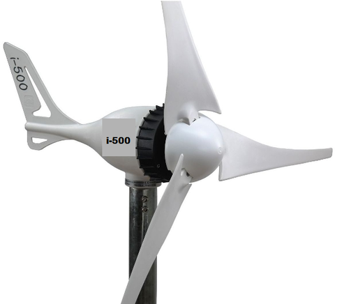 Black i500 Wind Turbine 12V 24V Hybrid Charge Regulator